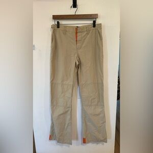 Vintage Abercrombie & Fitch Y2K Hiking Cargo Pants Women’s Size 4 Beige Flared